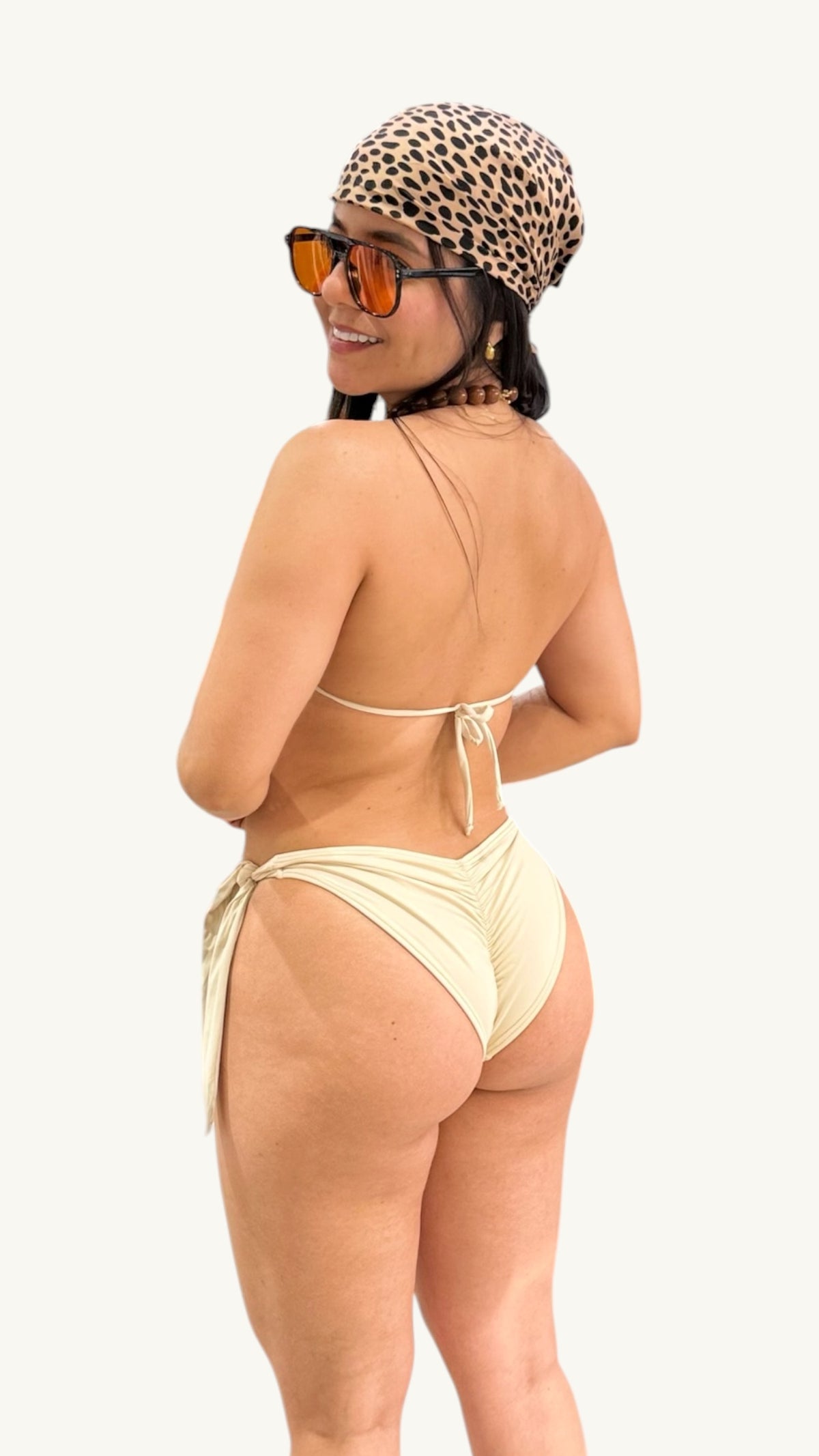 Bikini Asoleador 3 Piezas beige
