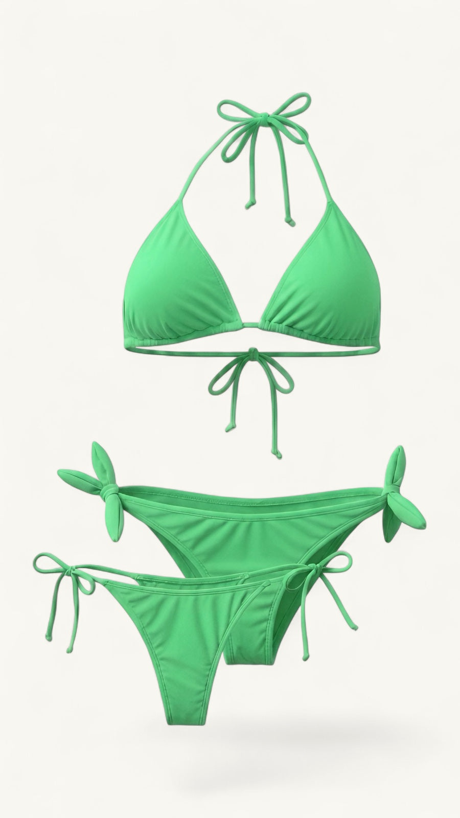 Bikini Asoleador 3 Piezas verde