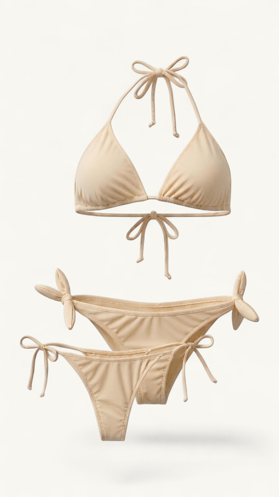 Bikini Asoleador 3 Piezas beige