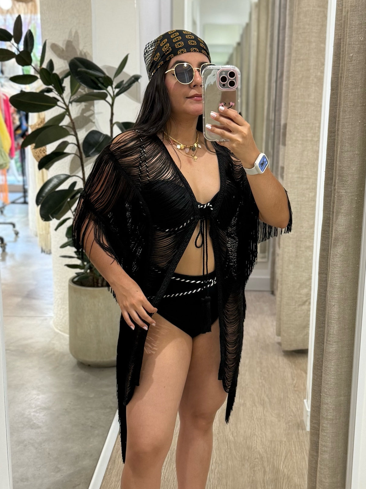 Kimono Luxury Aurora negro