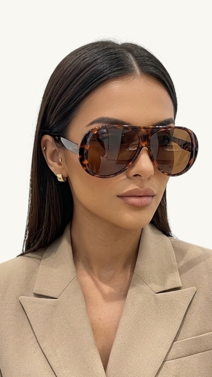 Gafas Chunky Marrón