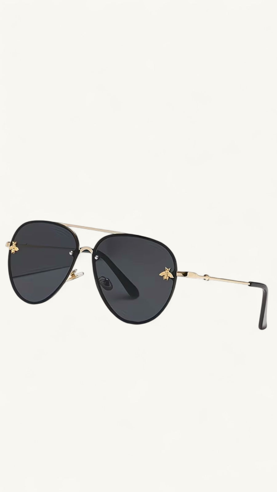 Gafas Aviador Gucc Negro