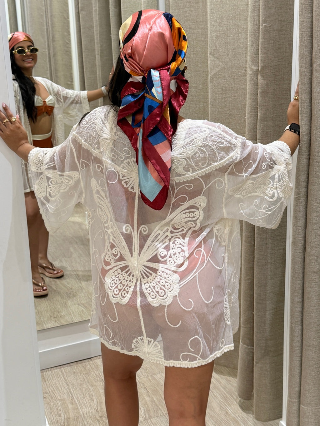Kimono Blonda Mariposa