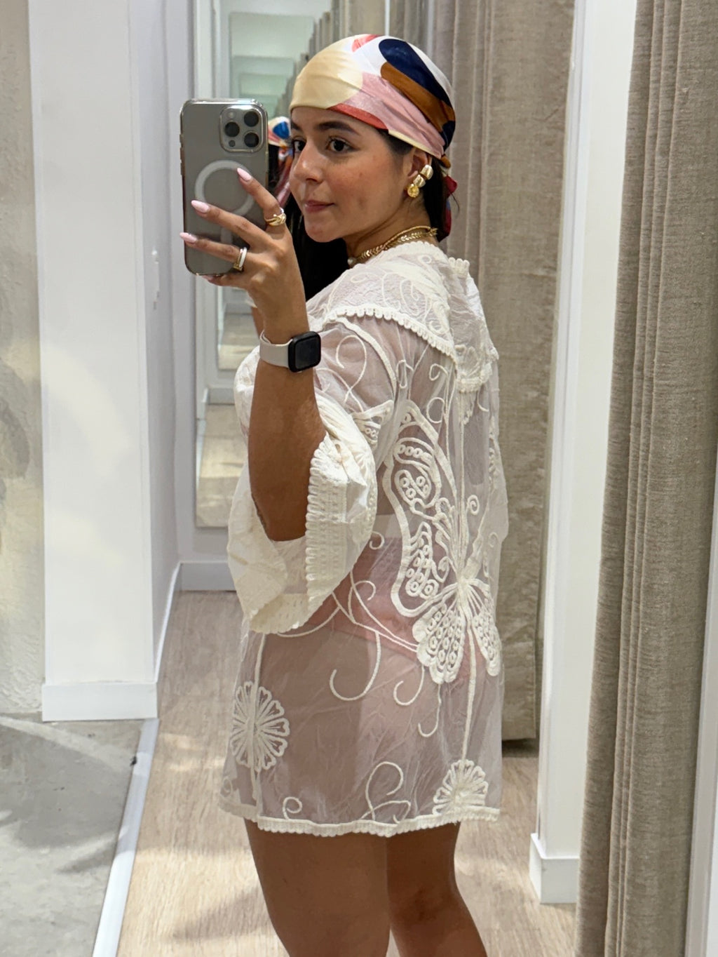 Kimono Blonda Mariposa