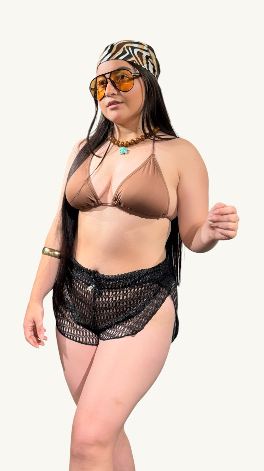 Short Malla Negro