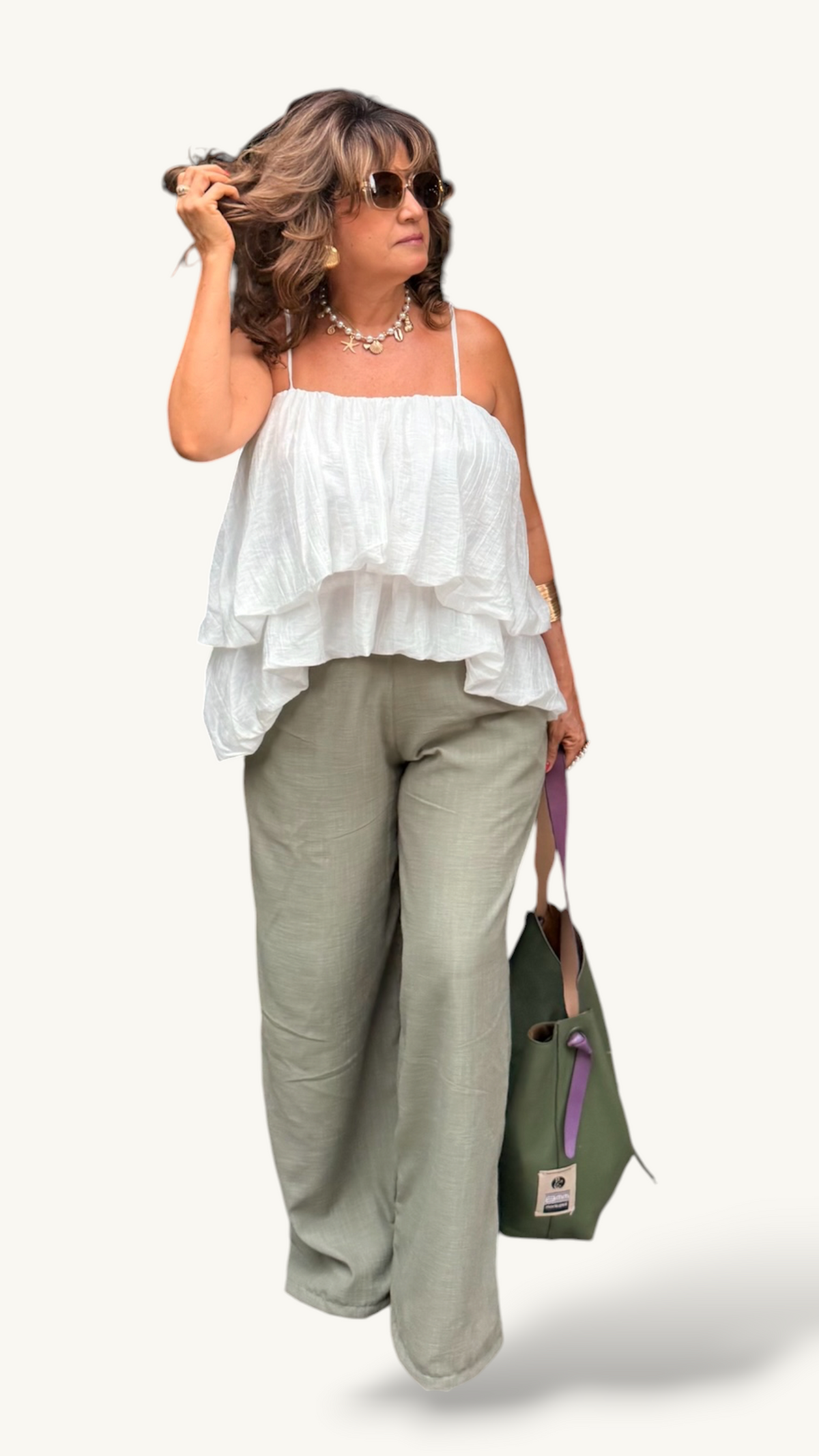 Blusa Globo Blanco
