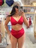 Tiro Alto Amaranta Rojo