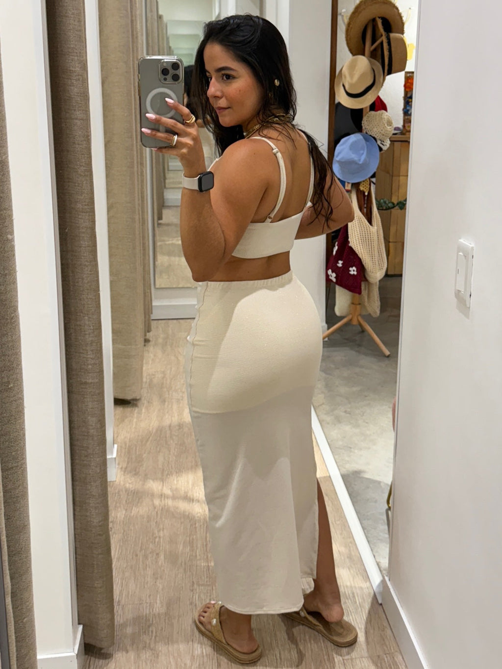 Vestido Marquesa Beige