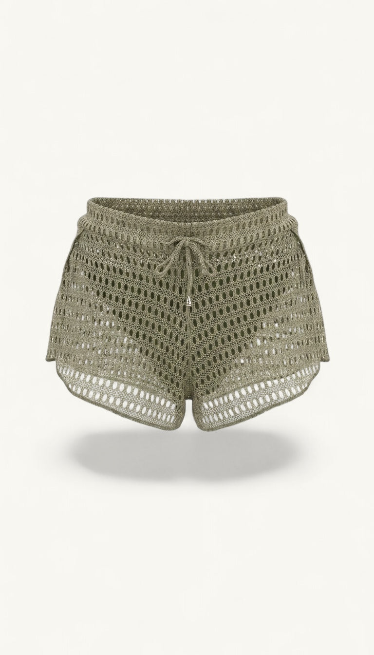 Short Malla Verde pistacho