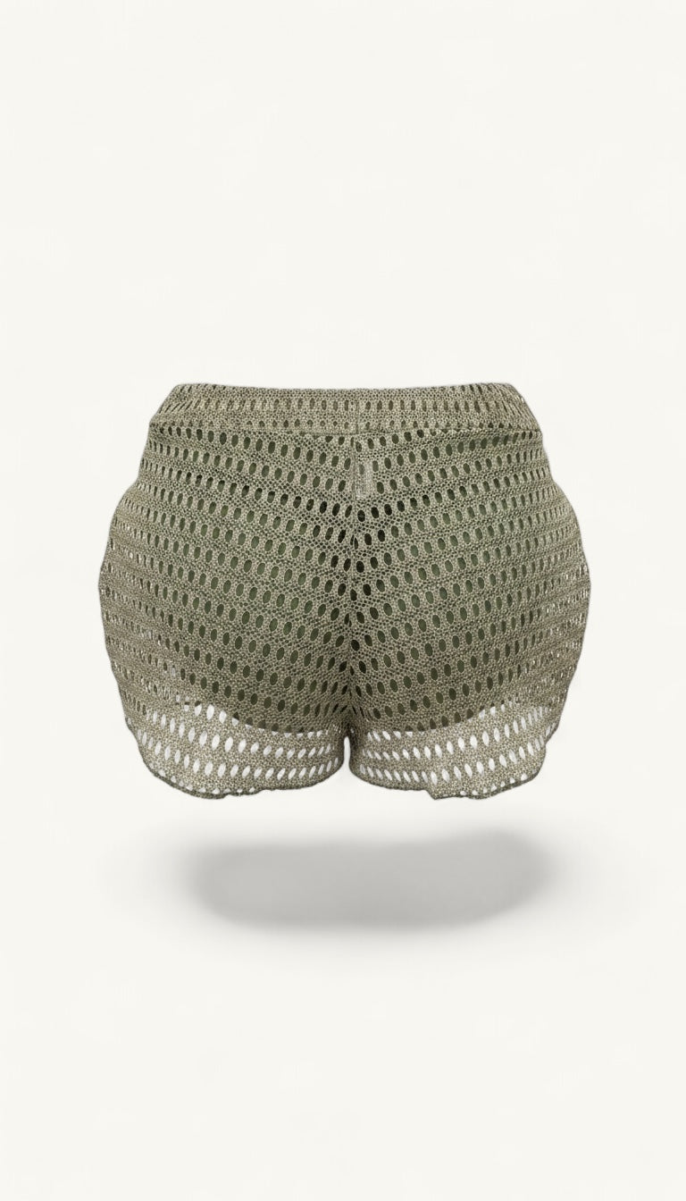 Short Malla Verde pistacho
