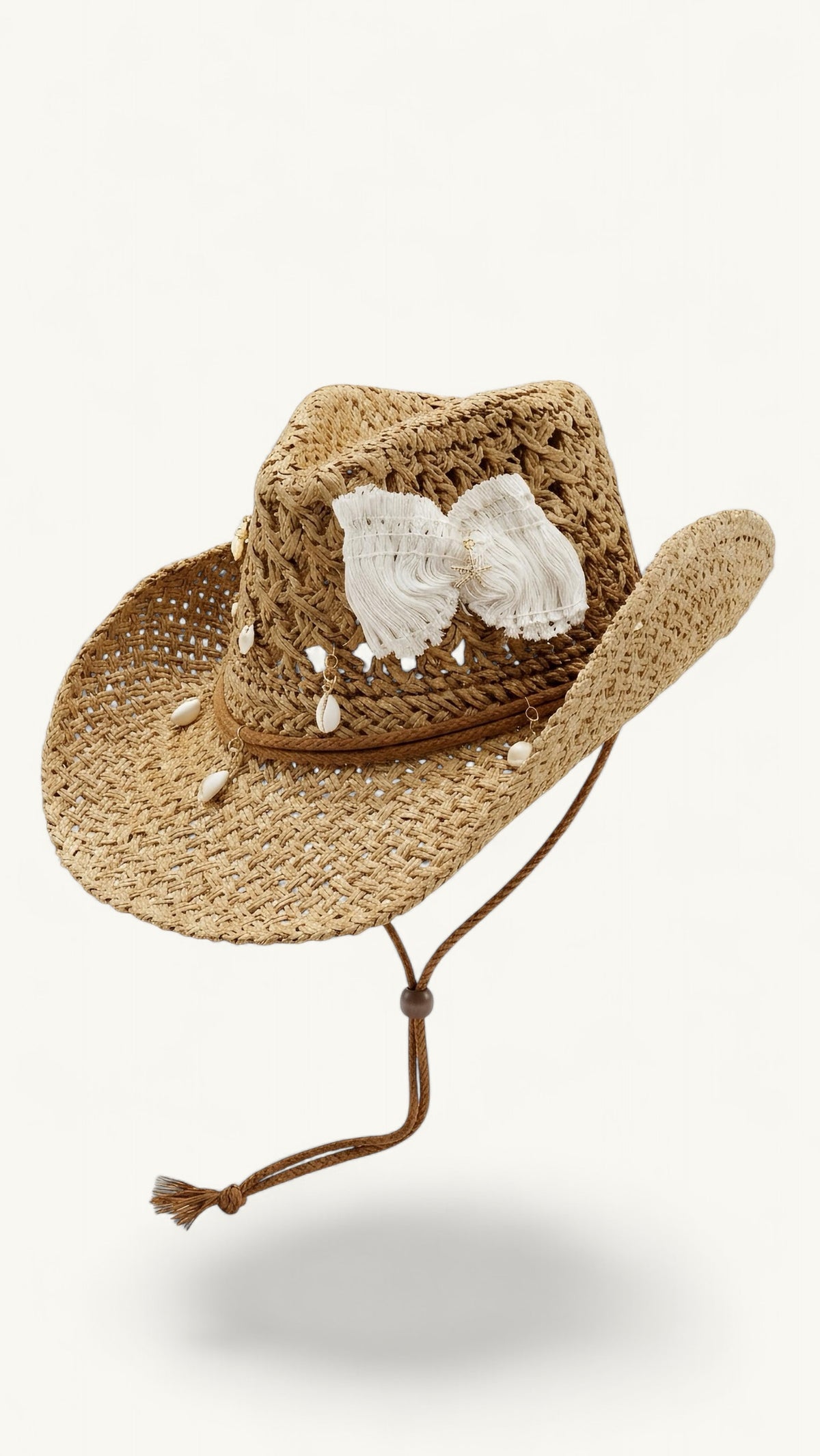 Sombrero Cowboy Moño Blanco