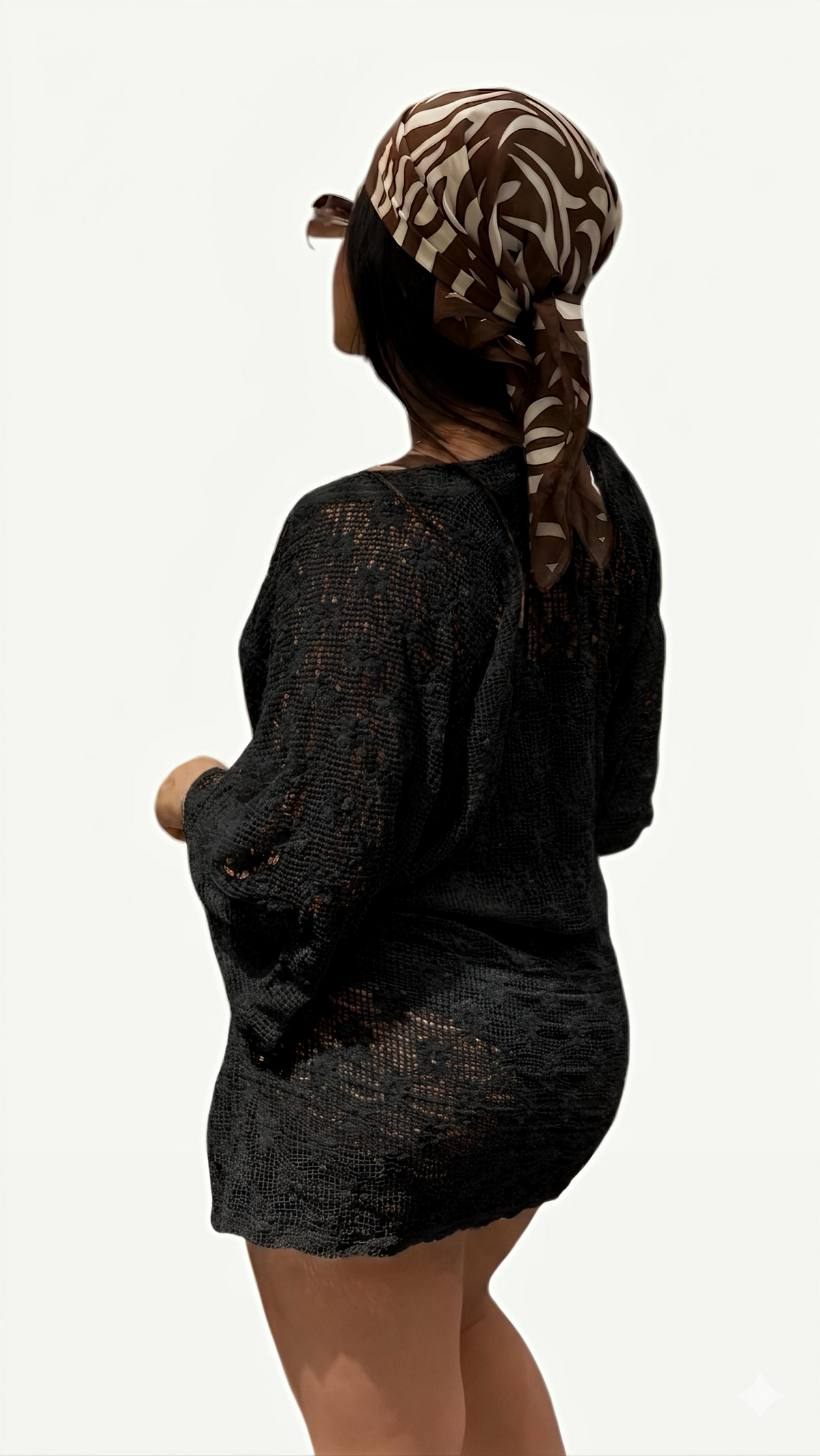 Kimono Bloom Corto Negro