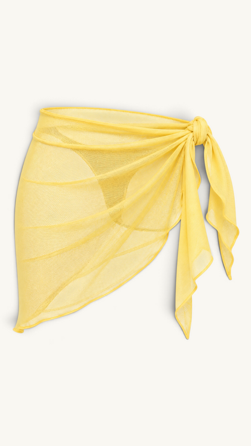 Pareo Agüita Amarillo Mantequilla