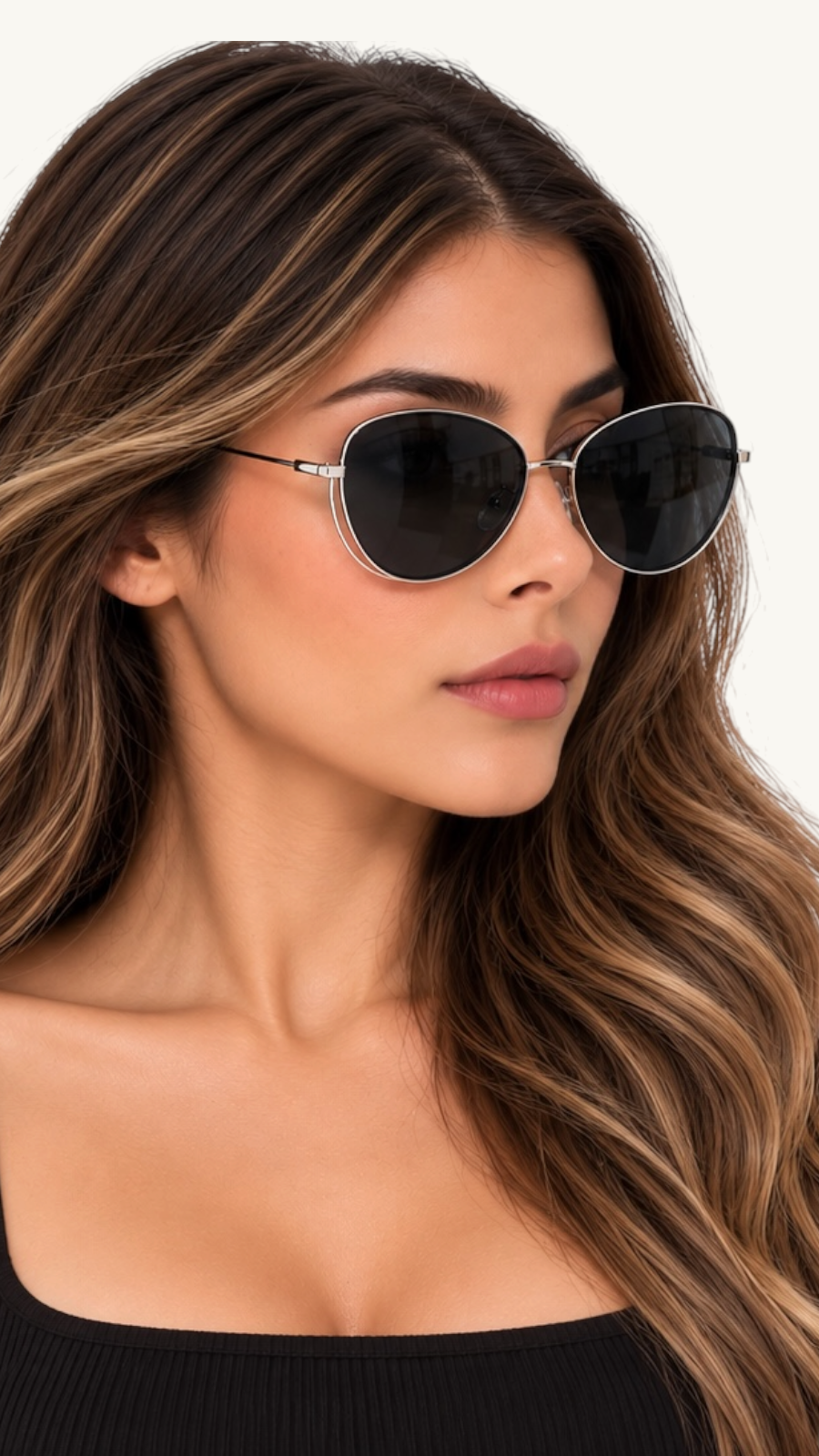 Gafas Gatubela plateado